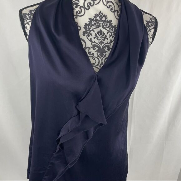 Vince Cascade Silk Stretch Halter Top - Picture 3 of 9